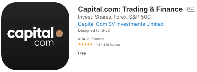 recensoni dell'applicazione di trading di capital.com sull'apple app store 
